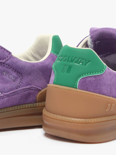 Sneakers Becks X En Cuir Coolway Violet women 7603185 vue secondaire 3