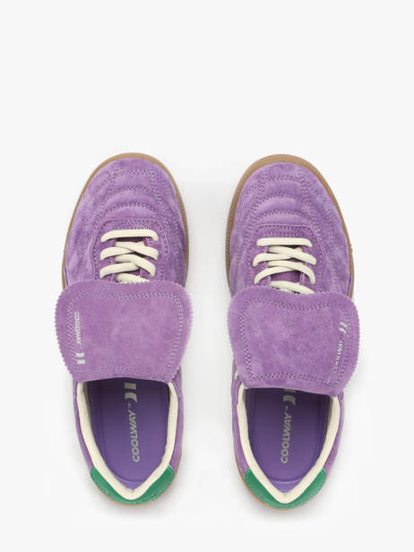 Sneakers Becks X En Cuir Coolway Violet women 7603185 vue secondaire 4
