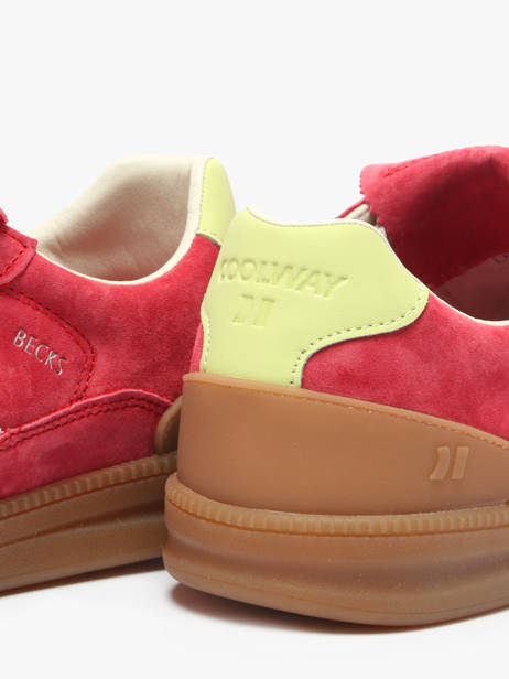 Sneakers Becks X In Leather Coolway Red men 8603603 other view 2