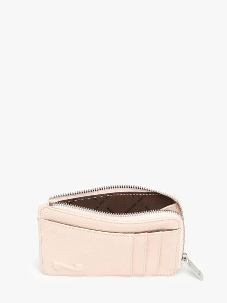 Porte-monnaie Avec Porte-cartes Cuir Nathan baume Rose original n 217N vue secondaire 1
