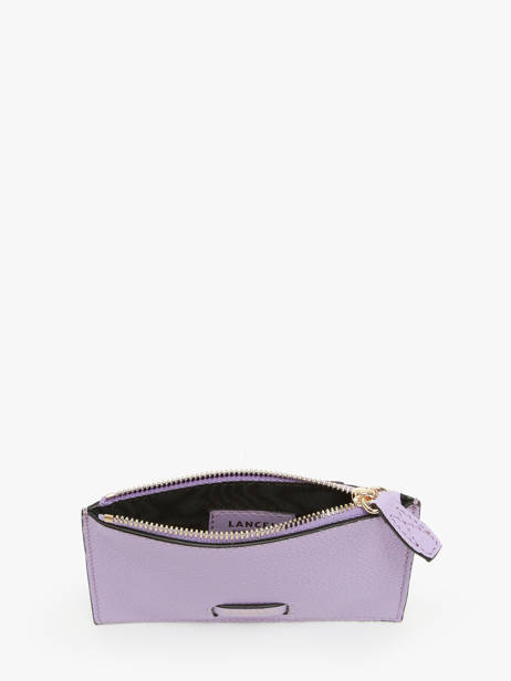 Porte-cartes Zippé L Ninon Cuir Lancel Violet ninon A10537 vue secondaire 1