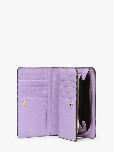 Portefeuille Rectangulaire Zippé Ninon Cuir Lancel Violet ninon A11123 vue secondaire 1