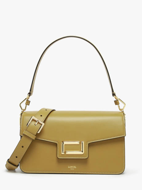 Sac Porté épaule Angele Cuir Lancel Vert angele A13149