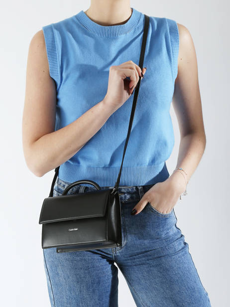 Sac Bandoulière Ck Linn Polyester Recyclé Calvin klein jeans Noir ck linn K613162 vue secondaire 1