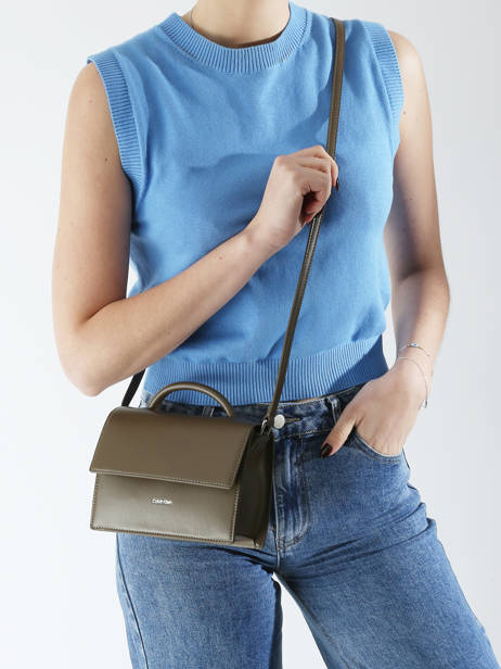 Sac Bandoulière Ck Linn Polyester Recyclé Calvin klein jeans Marron ck linn K613162 vue secondaire 1