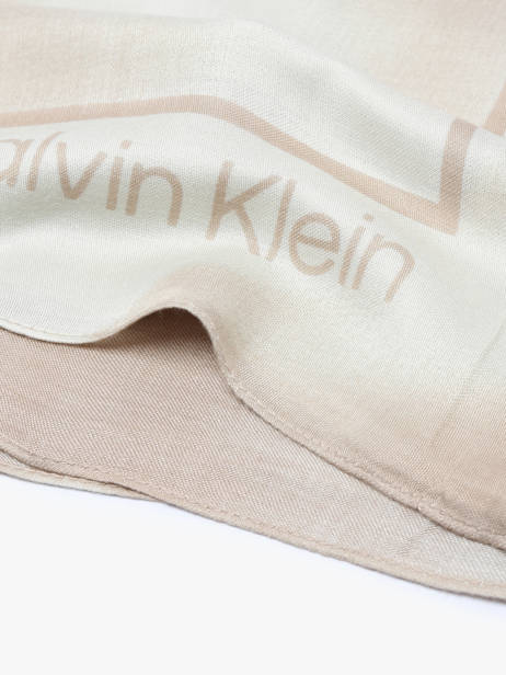 Foulard Calvin klein jeans Beige rtw K612973 vue secondaire 1