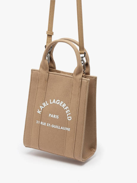 Sac Bandoulière Rsg Coton Karl lagerfeld Beige rsg A1W50039 vue secondaire 2