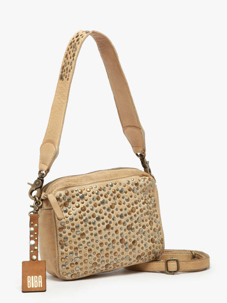 Sac Bandoulière Heritage Cuir Biba Jaune heritage LOS1L vue secondaire 2