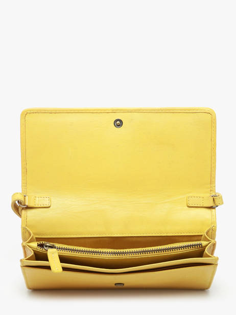 Sac Bandoulière Heritage Cuir Biba Jaune heritage ROU1L vue secondaire 3