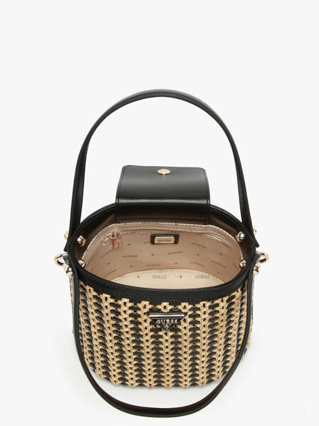 Sac à Main Atalia Raphia Guess Noir atalia WG964703 vue secondaire 3