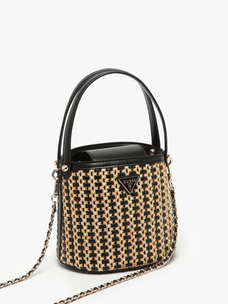 Sac à Main Atalia Raphia Guess Noir atalia WG964703 vue secondaire 2