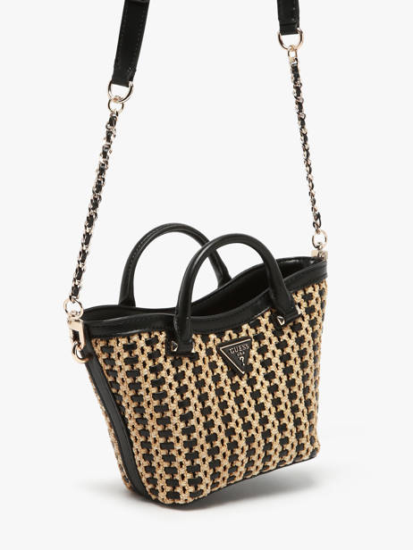 Sac Bandoulière Atalia Raphia Guess Noir atalia WG964775 vue secondaire 2