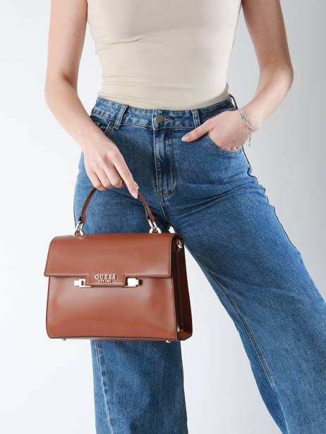 Sac à Main Eco Aldith Guess Marron eco aldith VG964120 vue secondaire 1