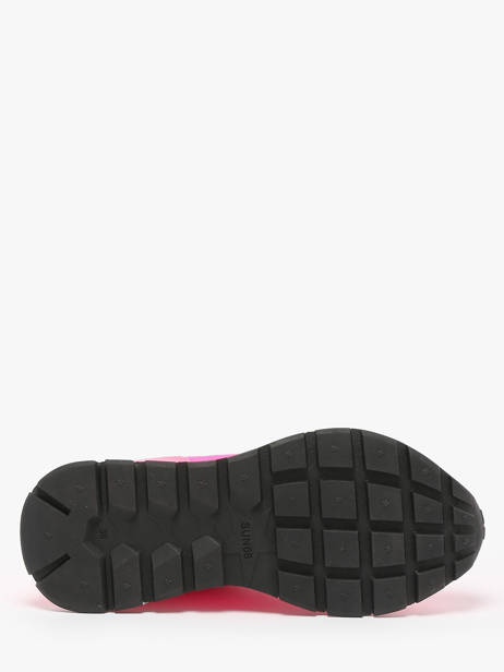 Sneakers Ally Solid Nylon Sun68 Rose women Z35201 vue secondaire 5
