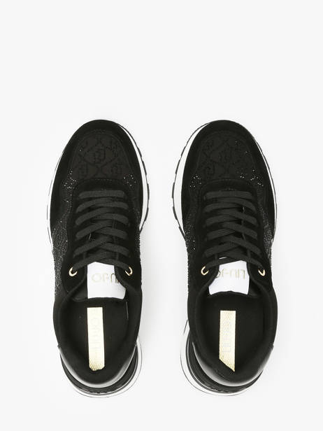 Sneakers Amazing 20 En Cuir Liu jo Noir accessoires BA5043PX vue secondaire 4
