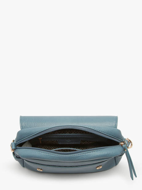 Sac BandouliÃ¨re Zip Lulu castagnette Bleu zip YRONDE vue secondaire 3