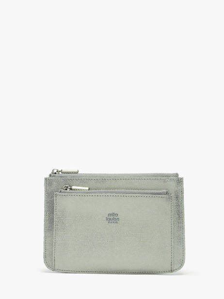 Porte-monnaie Cuir Mila louise Bleu vintage 23690RX