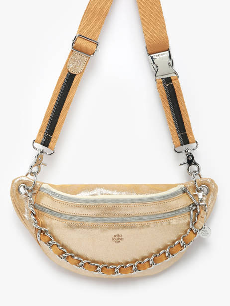 Sac Banane Mila louise Or vintage 23689X vue secondaire 2