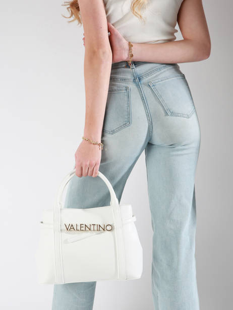 Sac Porté Main Selma Re Valentino Blanc selma re VBS8Y504 vue secondaire 1