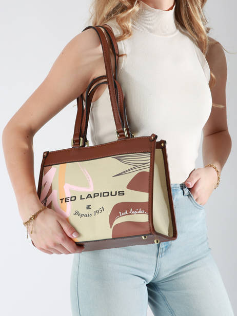Sac Porté épaule Masha Ii Ted lapidus Marron masha ii VE61913 vue secondaire 1