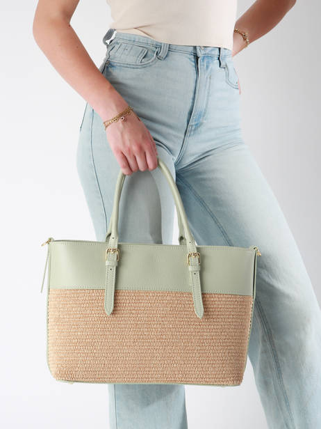Sac Porté Main Capri Milano Vert capri CP23111 vue secondaire 1