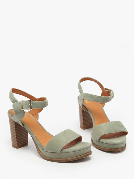 Sandales à Talon Jain En Cuir Mam'zelle Vert women CSG1H03 vue secondaire 1