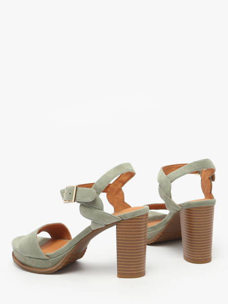 Sandales à Talon Jain En Cuir Mam'zelle Vert women CSG1H03 vue secondaire 2