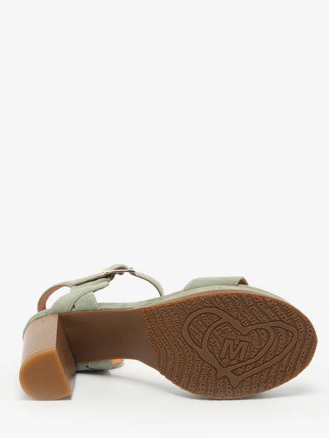 Sandales à Talon Jain En Cuir Mam'zelle Vert women CSG1H03 vue secondaire 4