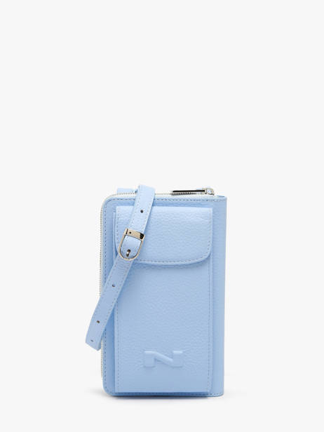 Etui Téléphone Pocket Cuir Nathan baume Bleu n city 3