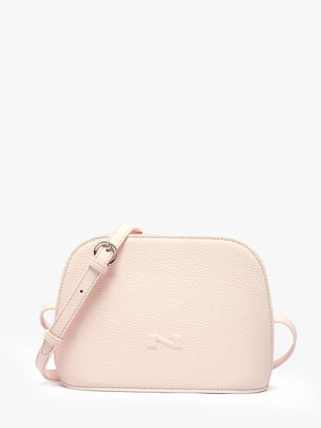 Sac Bandoulière Lilou Cuir Nathan baume Rose egee 2
