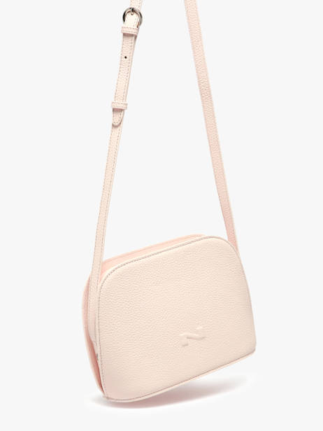 Sac Bandoulière Lilou Cuir Nathan baume Rose egee 2 vue secondaire 2