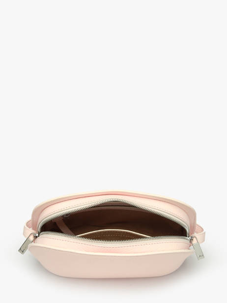 Sac Bandoulière Lilou Cuir Nathan baume Rose egee 2 vue secondaire 3