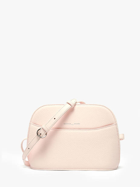 Sac Bandoulière Lilou Cuir Nathan baume Rose egee 2 vue secondaire 4