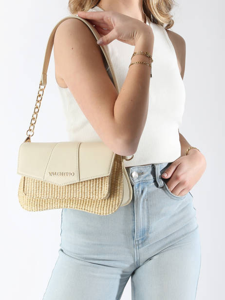 Sac Bandoulière Unika Valentino Beige unika VBS8P13P vue secondaire 1