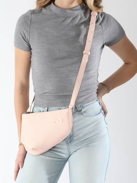 Sac Bandoulière City Perle Cuir Nathan baume Rose n city N1811000 vue secondaire 1