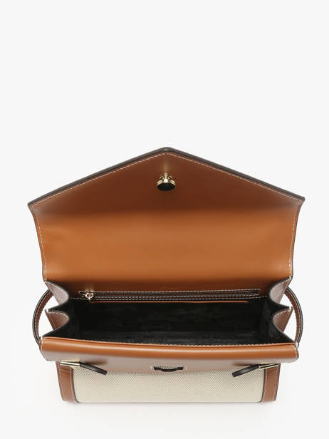 Sac Bandoulière Emily Garni Cuir Le tanneur Beige emily TEMI1015 vue secondaire 3