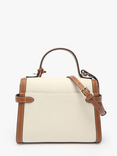 Sac Bandoulière Emily Garni Cuir Le tanneur Beige emily TEMI1015 vue secondaire 4