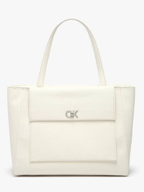 Sac Porté épaule Ck Tex Calvin klein jeans Blanc ck tex K613178
