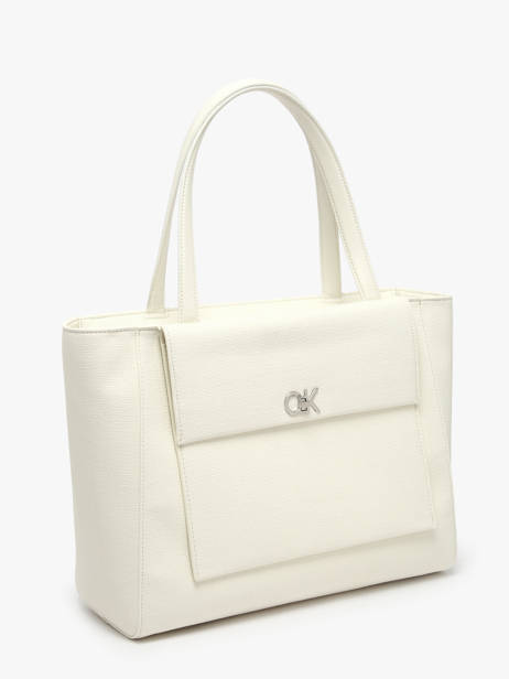Sac Porté épaule Ck Tex Calvin klein jeans Blanc ck tex K613178 vue secondaire 2