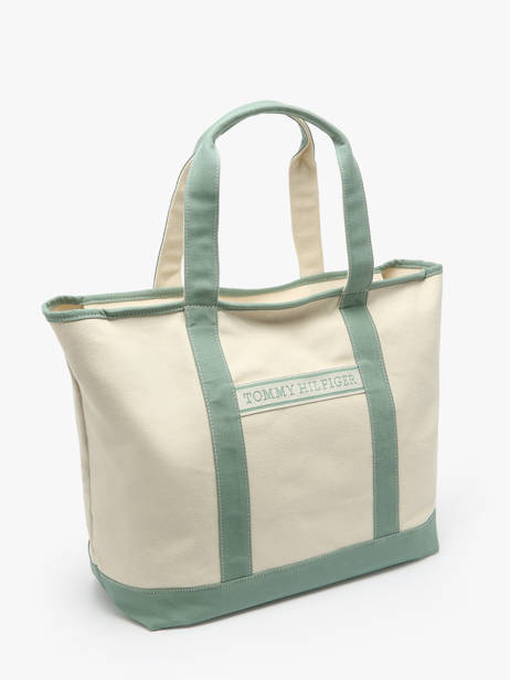 Sac Porté épaule Th Summer Coton Tommy hilfiger Vert th summer AW17421 vue secondaire 2