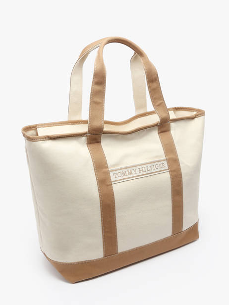 Sac Porté épaule Th Summer Coton Tommy hilfiger Marron th summer AW17421 vue secondaire 2