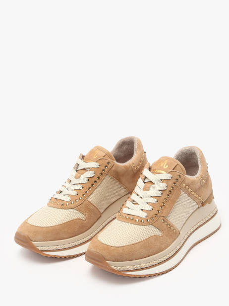 Sneakers Ebreli En Cuir Mam'zelle Beige accessoires CSGAR25 vue secondaire 2