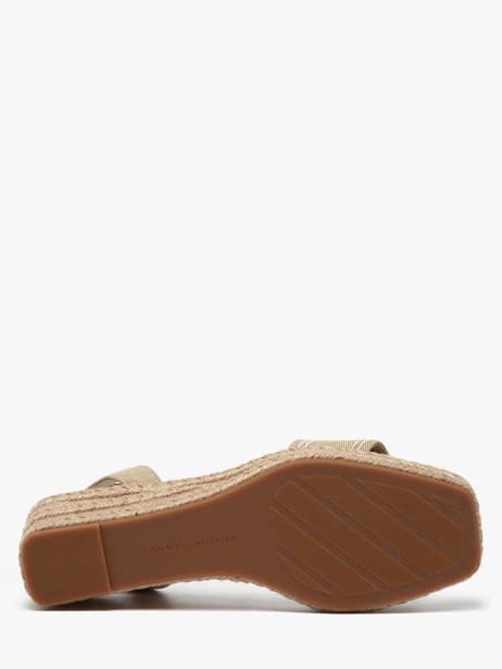 Sandales Tommy hilfiger Beige accessoires 8805ACC vue secondaire 4