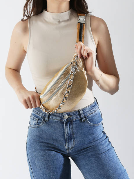 Sac Banane Mila louise Or vintage 23689X vue secondaire 1