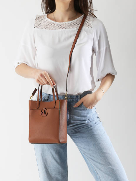 Shoulder Bag Cameryn Leather Lauren ralph lauren Brown cameryn 31966760 other view 1