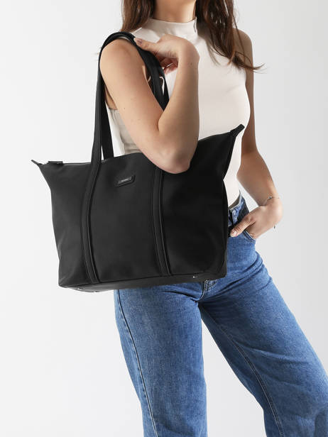 Sac Porté épaule Tara Nylon Hexagona Noir tara 8120166 vue secondaire 1
