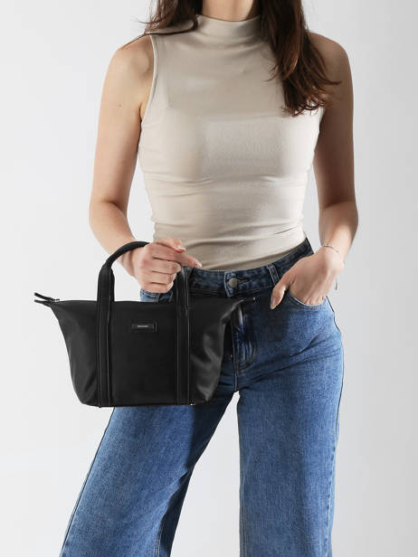 Sac Porté Main Tara Nylon Hexagona Noir tara 8120170 vue secondaire 1