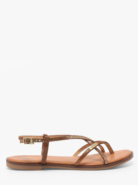 Nu-pieds Monagum En Cuir Les tropeziennes Marron accessoires MONAGUM