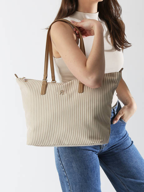Sac Bandoulière Poppy Summer Polyester Recyclé Tommy hilfiger Beige poppy summer AW17203 vue secondaire 1