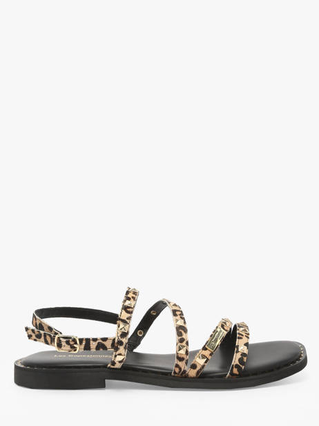 Sandals Corabel Leo In Leather Les tropeziennes Gold women CORABEL